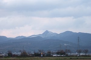 矢筈山の雪景色