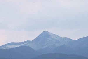 矢筈山の雪景色